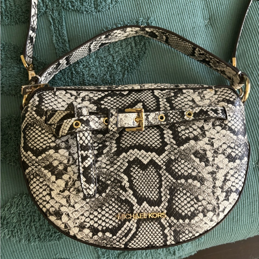 Michael Kors snake skin crossbody